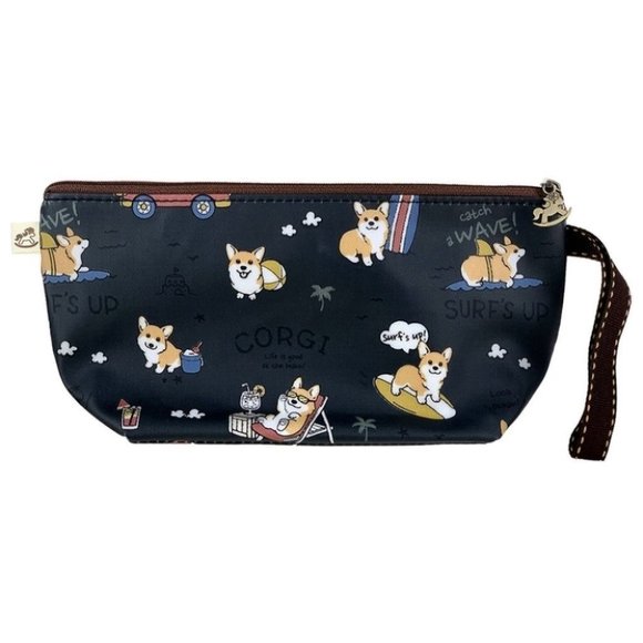 Uma Hana Handbags - Waterproof Corgi Dumpling Cosmetic Makeup Bag